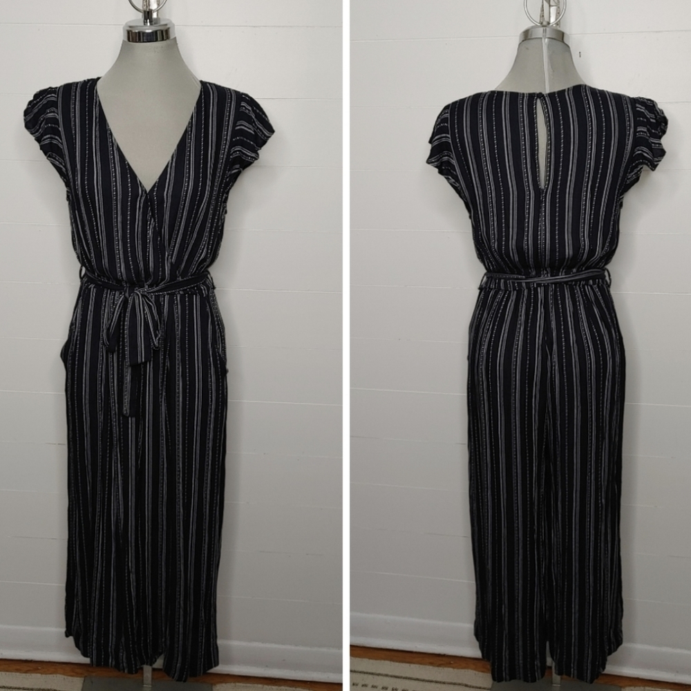 Target striped jumpsuit size 12